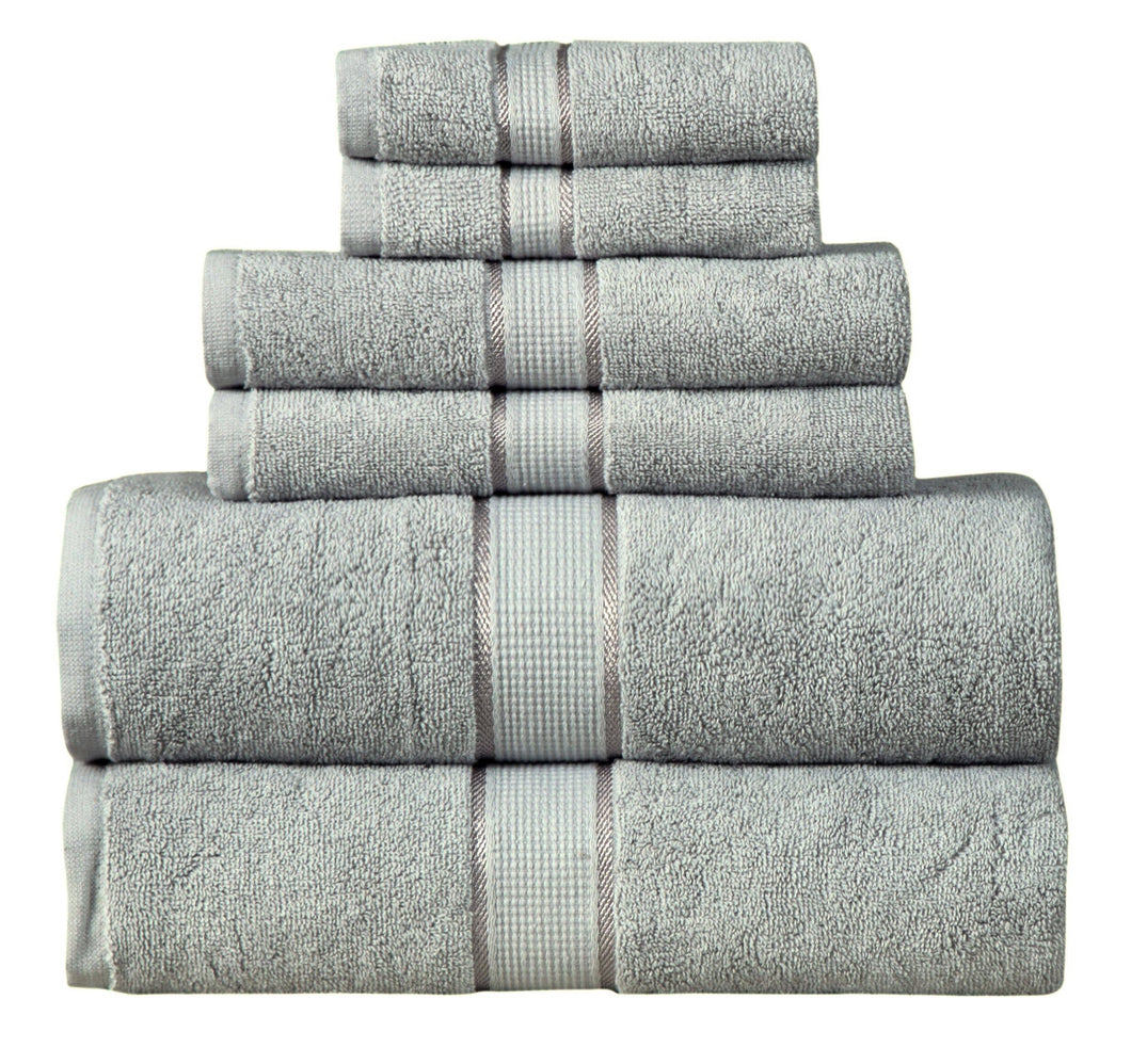 Cotton Bath Towels-Silver