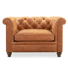 Load image into Gallery viewer, Chesterfield Leather Armchair
