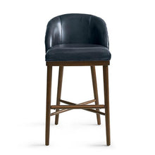 Load image into Gallery viewer, Leather Quilted Bar Stool
