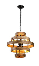 Load image into Gallery viewer, Landy 6-light Geometric Chandelier
