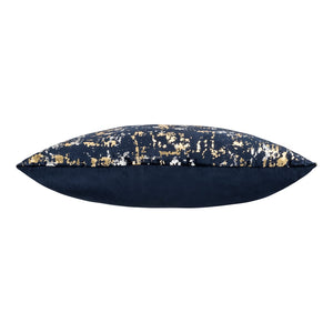 Sona Navy Gold and Silver Pillow