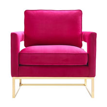 Load image into Gallery viewer, Avery Pink Velvet Chair
