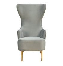 Load image into Gallery viewer, Julia Grey Wingback Chair
