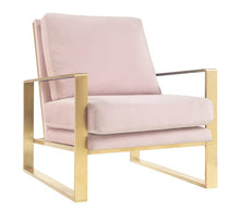 Load image into Gallery viewer, Mott Blush Velvet Chair
