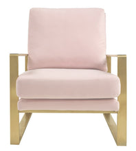 Load image into Gallery viewer, Mott Blush Velvet Chair
