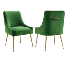 Load image into Gallery viewer, Beatrix Green Velvet Side Chair
