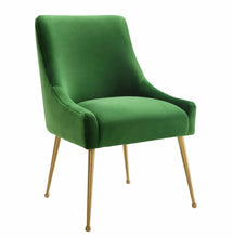 Load image into Gallery viewer, Beatrix Green Velvet Side Chair

