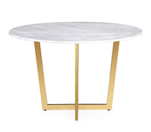 Load image into Gallery viewer, Maxim White Marble Dining Table
