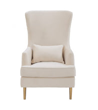 Load image into Gallery viewer, Alina Cream Tufted Back Chair
